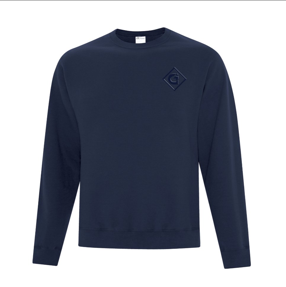 Nouveau modèle // Crewneck - Marine - Groupe Gilbert