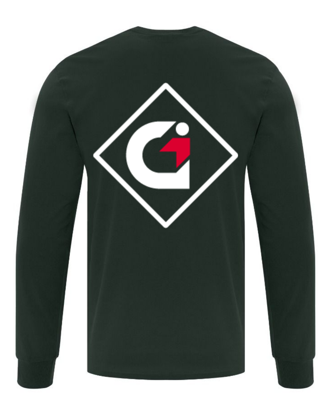T-shirt à manches longues vert forêt