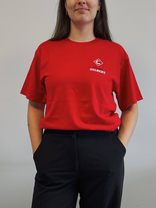T-shirt à manches courtes rouge