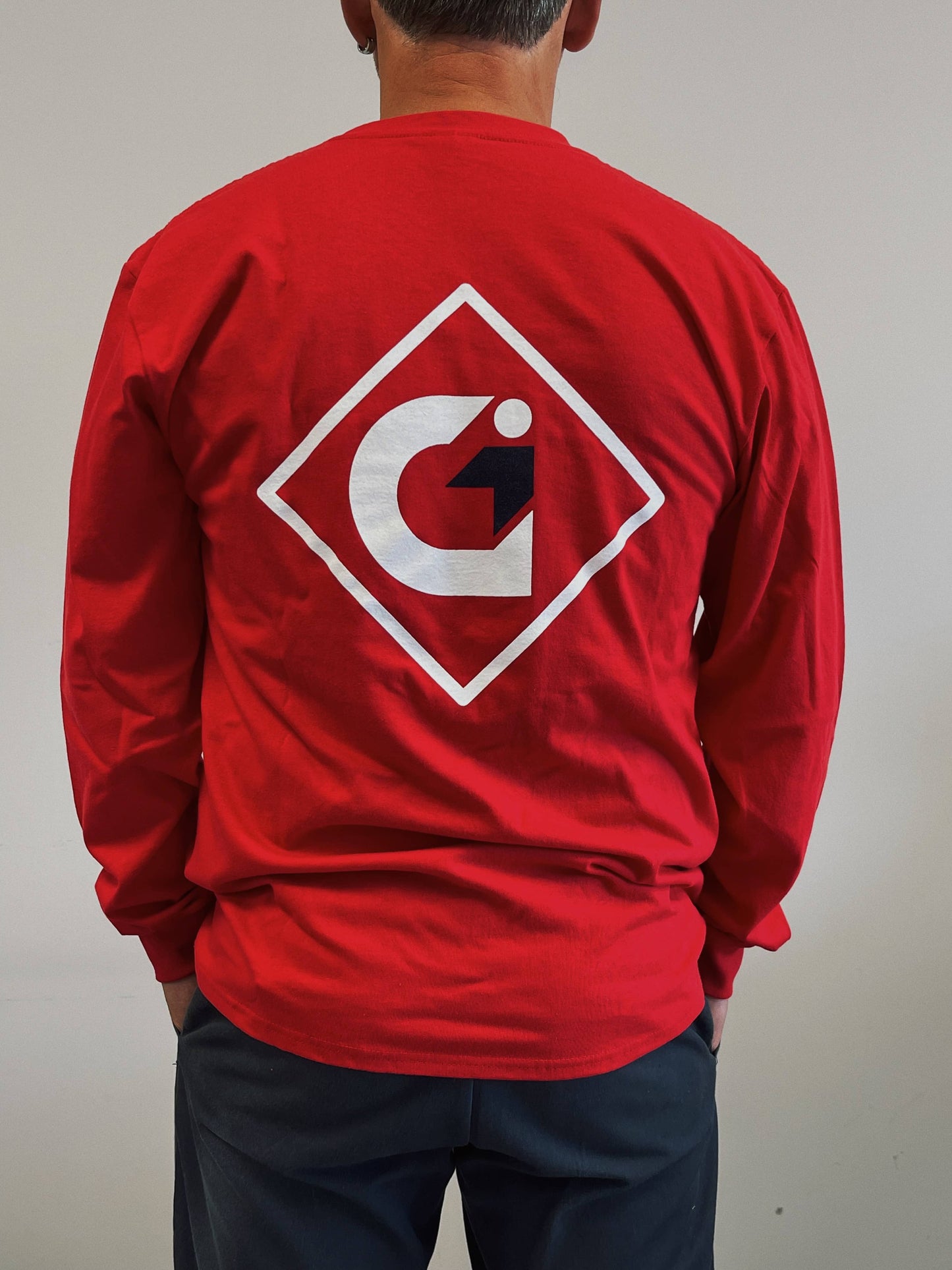 Red long sleeve t-shirt