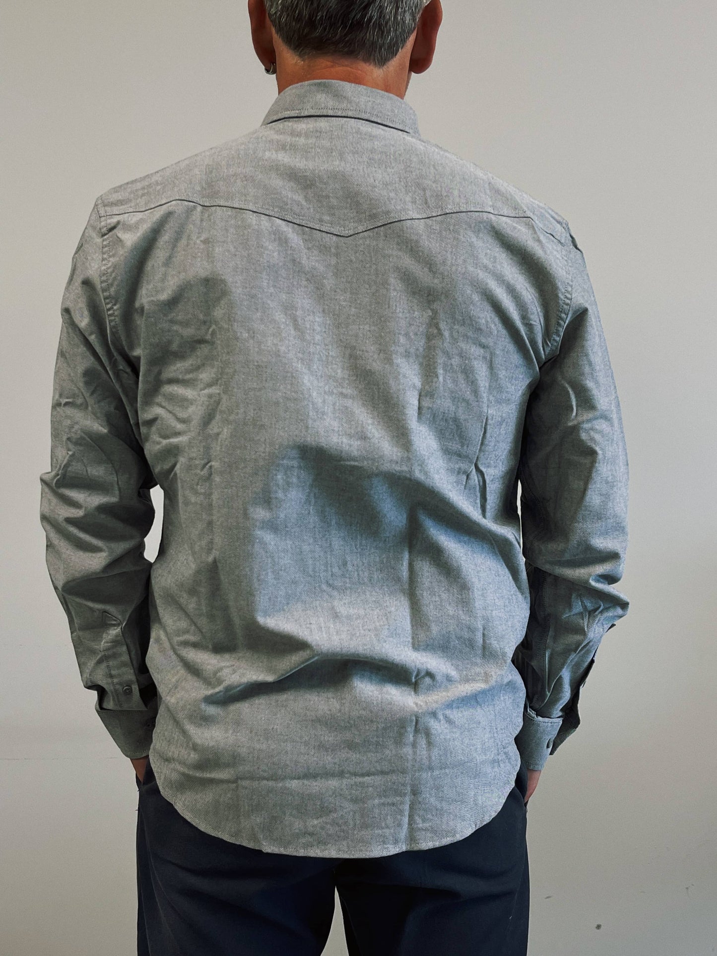 Gray casual shirt