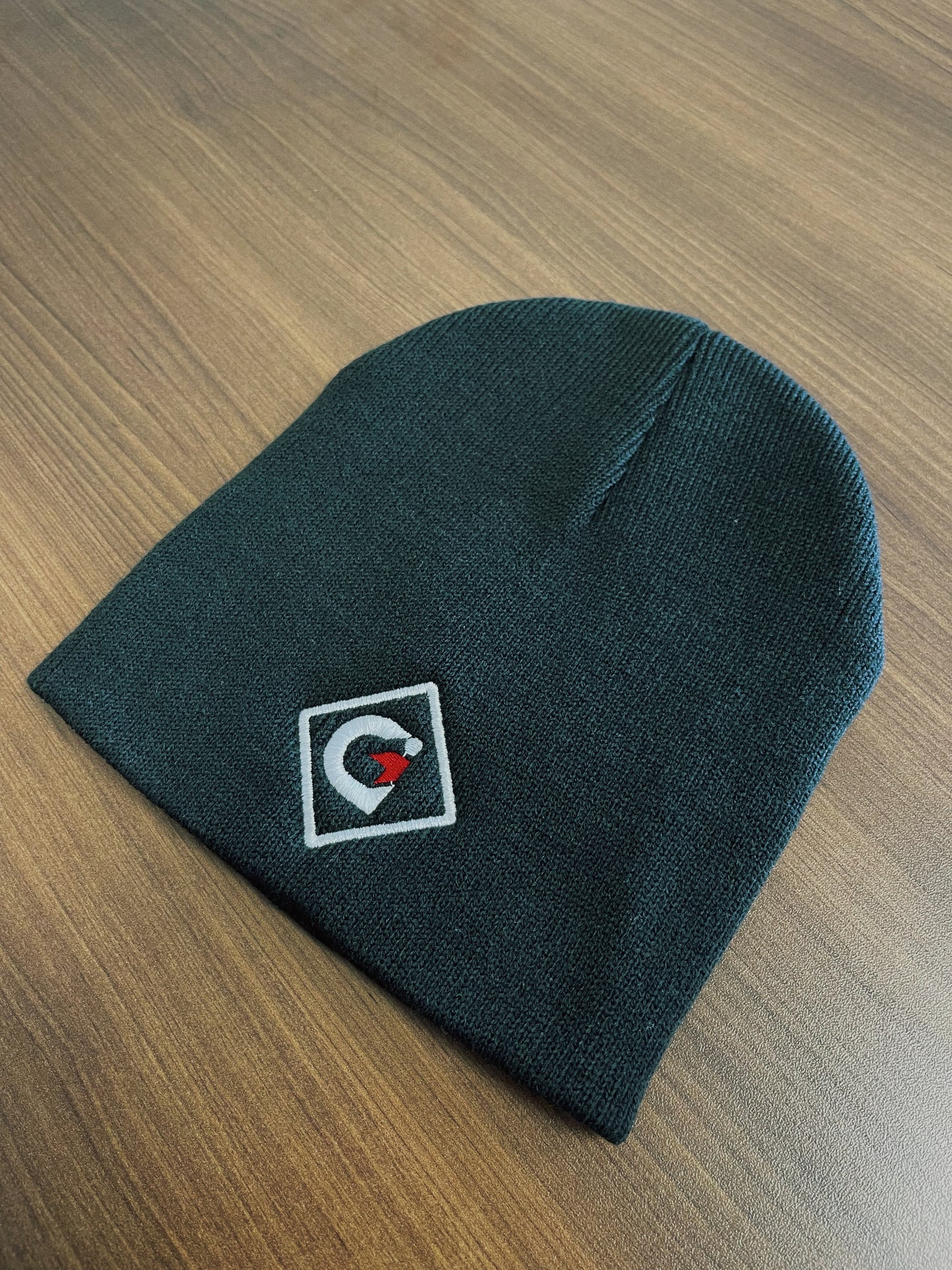Black beanie (red logo)