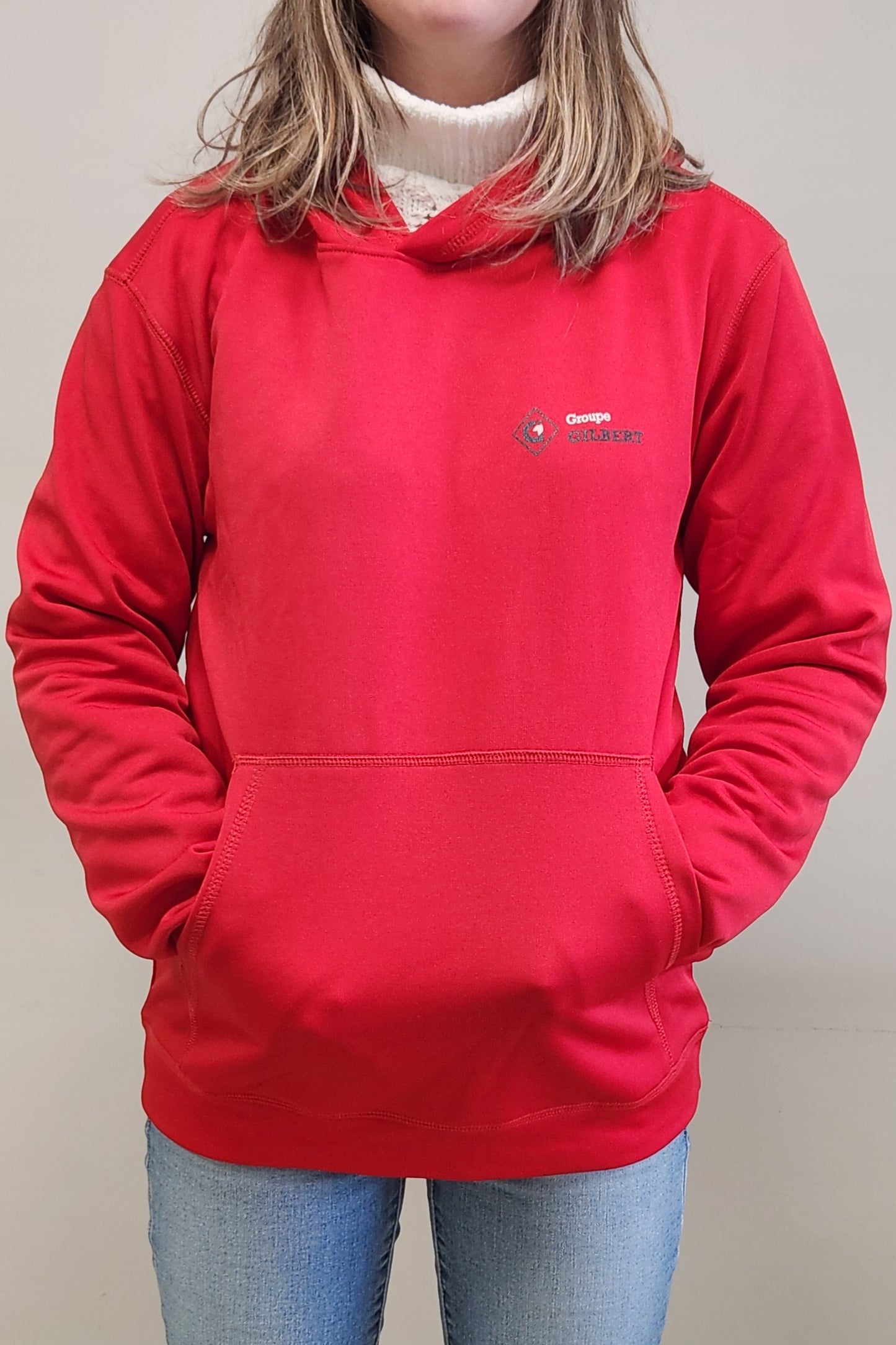 Red hoodie