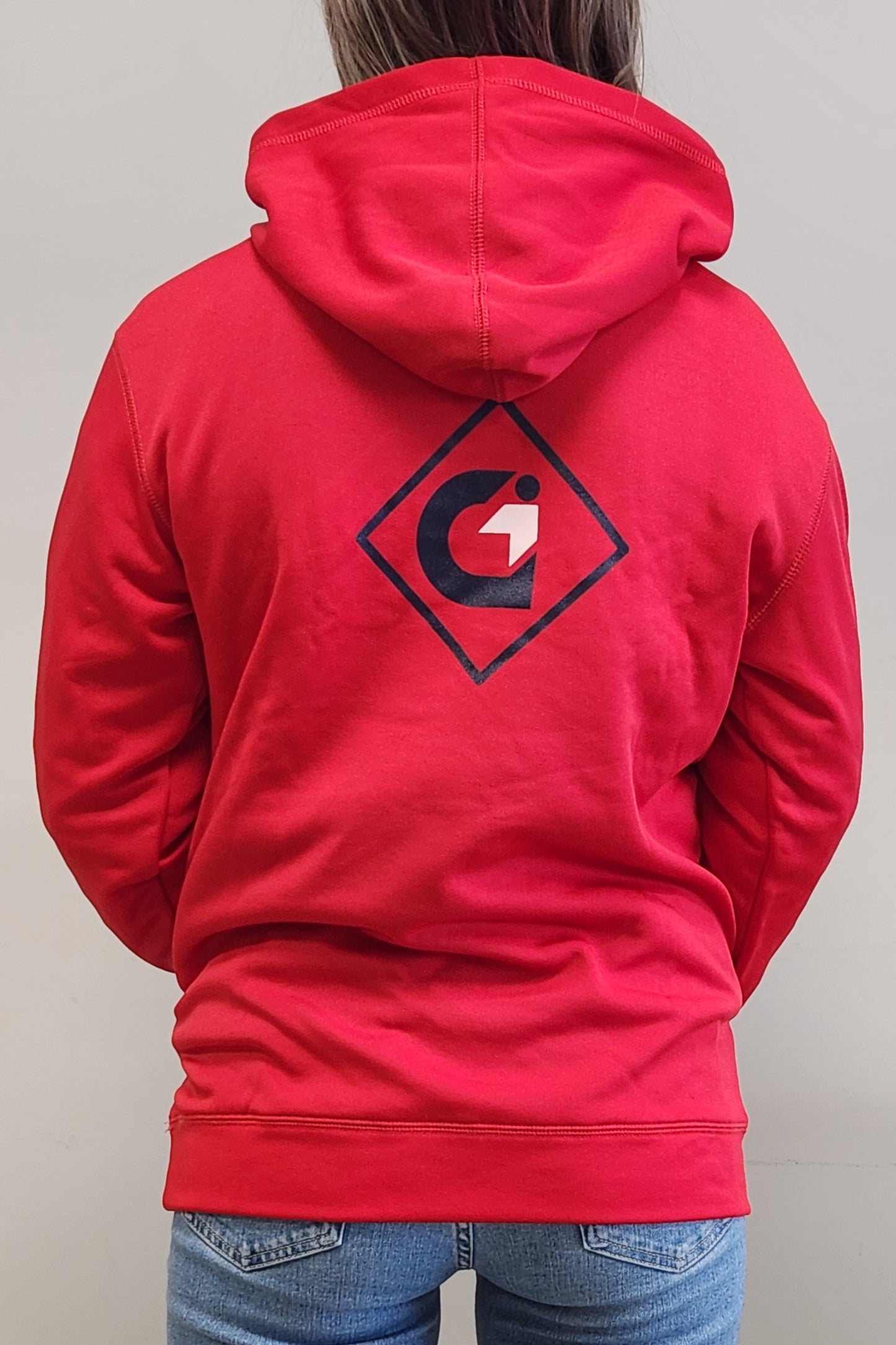 Red hoodie