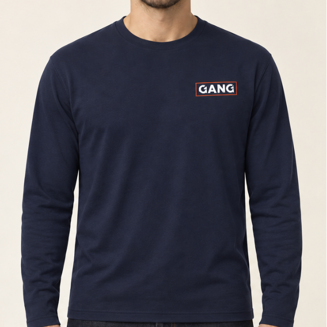 Nouveau modèle // T-shirt manches longues - Marine - Ambitieux de nature