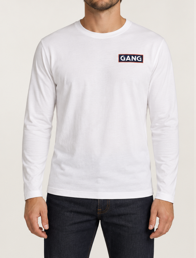Nouveau modèle // T-shirt manches longues - Blanc - Ambitieux de nature