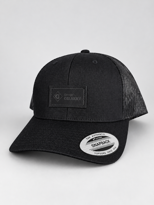 Nouveauté - Casquette à filet et patch - Noir