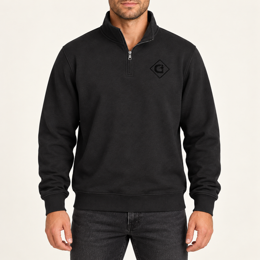 Chandail 1/4 Zip - Noir