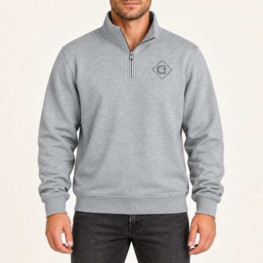 Chandail 1/4 Zip - Gris