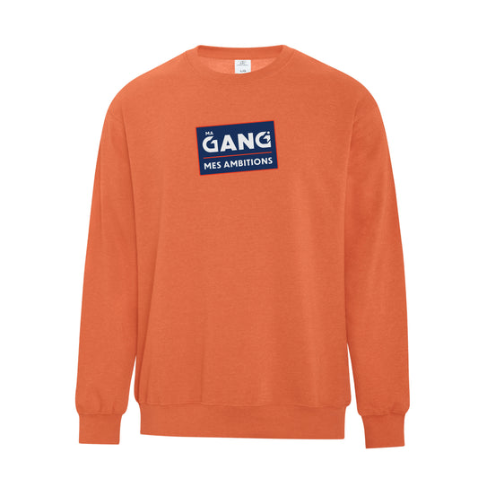 Nouveau modèle // Crewneck orange - Ma Gang, mes ambitions