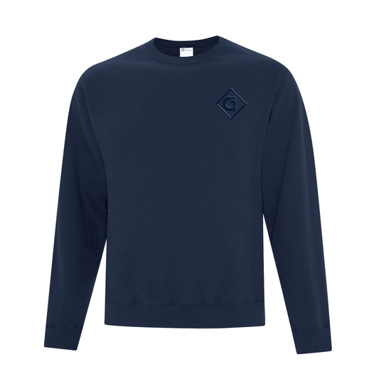 Nouveau modèle // Crewneck - Marine - Groupe Gilbert