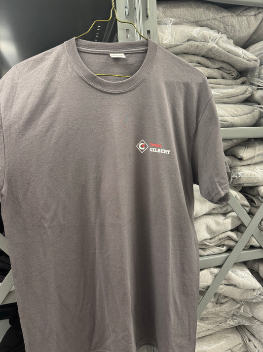 T-shirt à manches courtes gris foncé