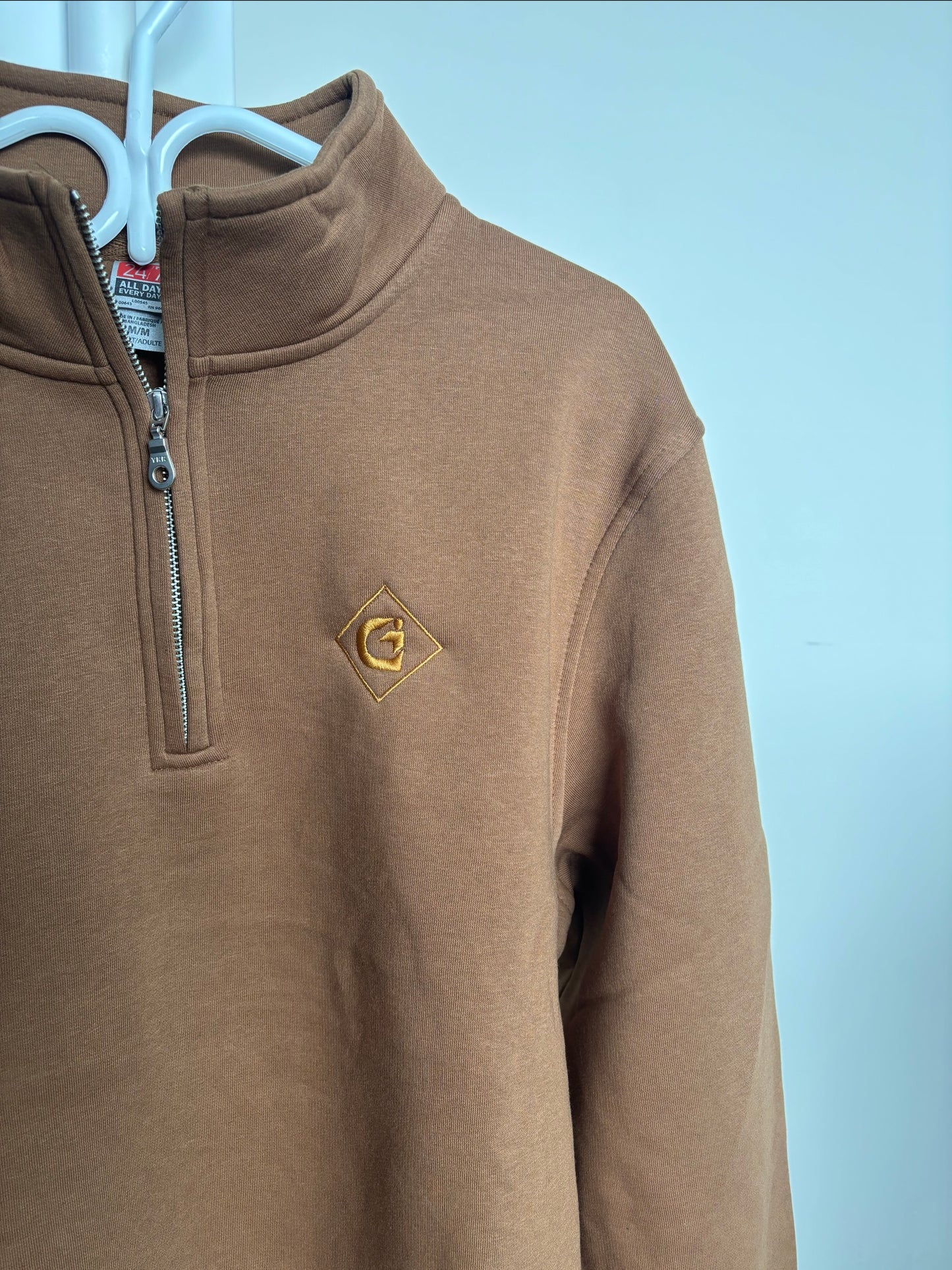 Chandail 1/4 Zip - Caramel