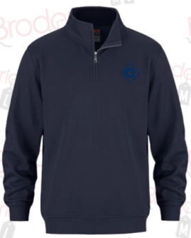 Chandail 1/4 Zip - Marine