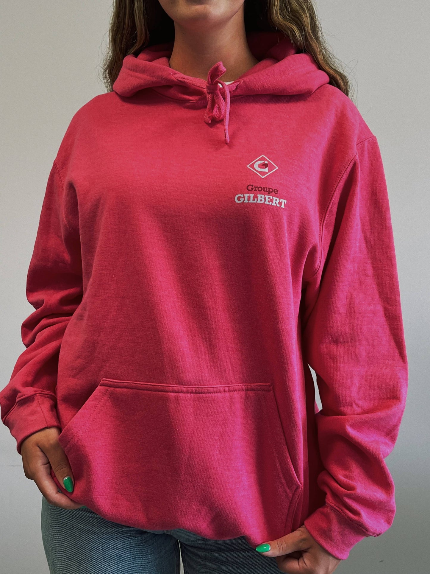 Dark Pink Hoodie