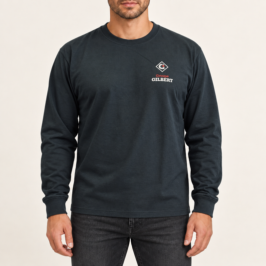T-shirt à manches longues noir