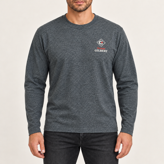 T-shirt à manches longues charcoal