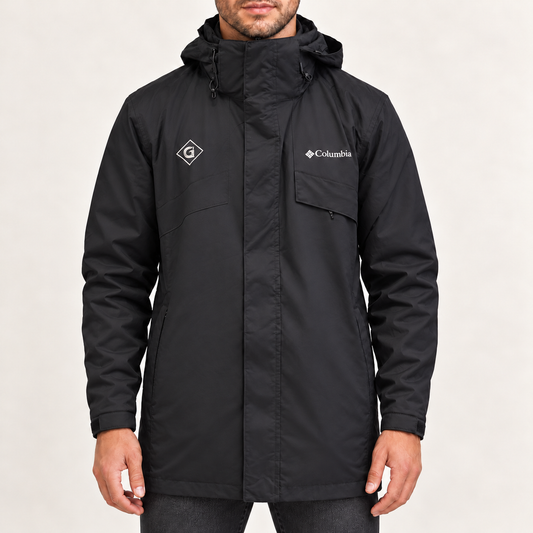Manteau noir avec doublure intégrée (homme)